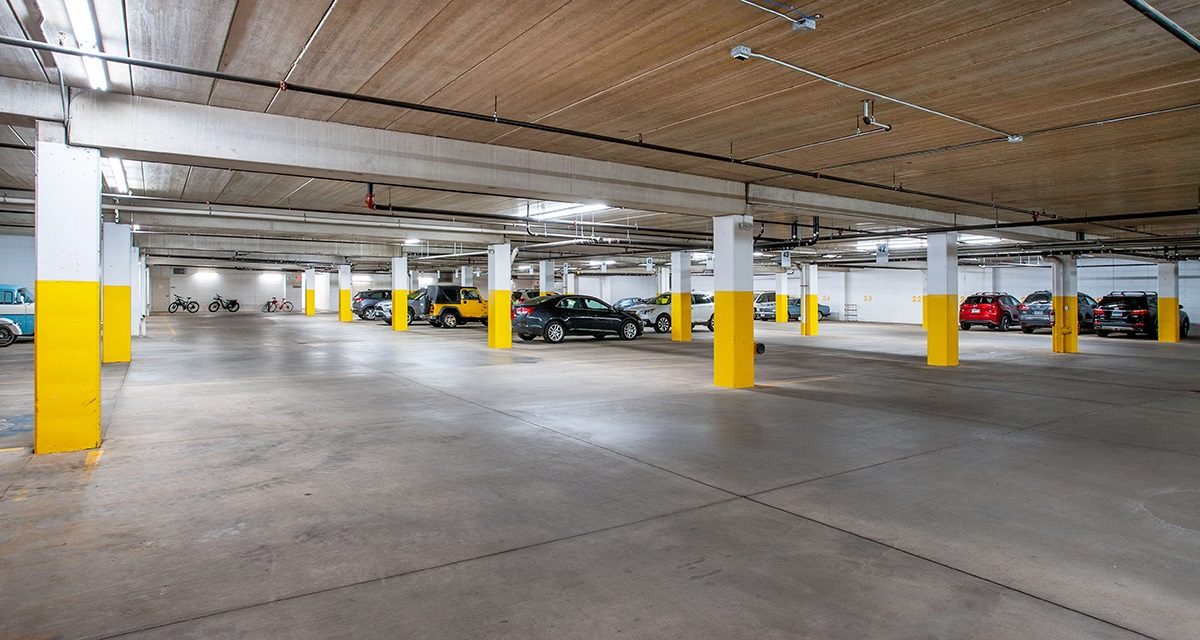 Big underground parking garage
