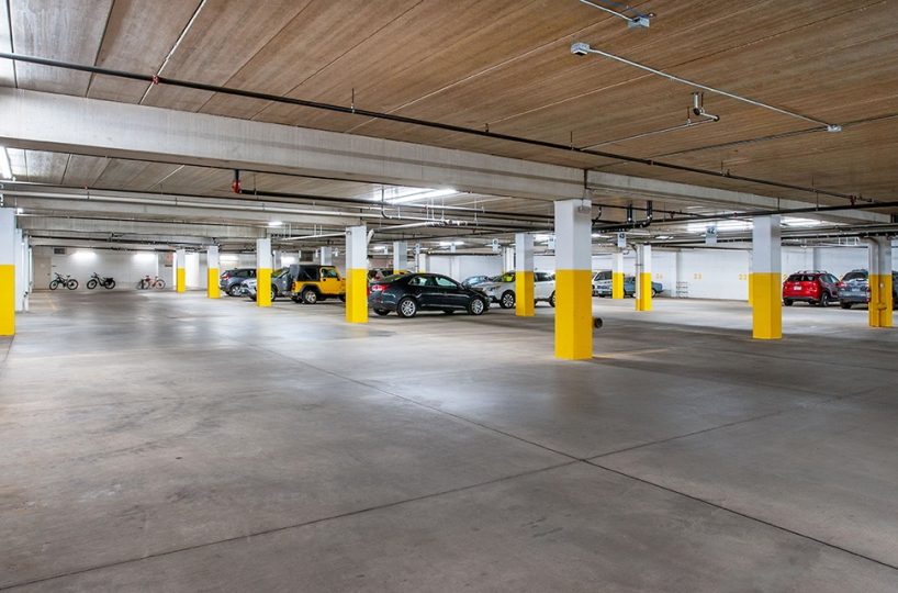 Big underground parking garage